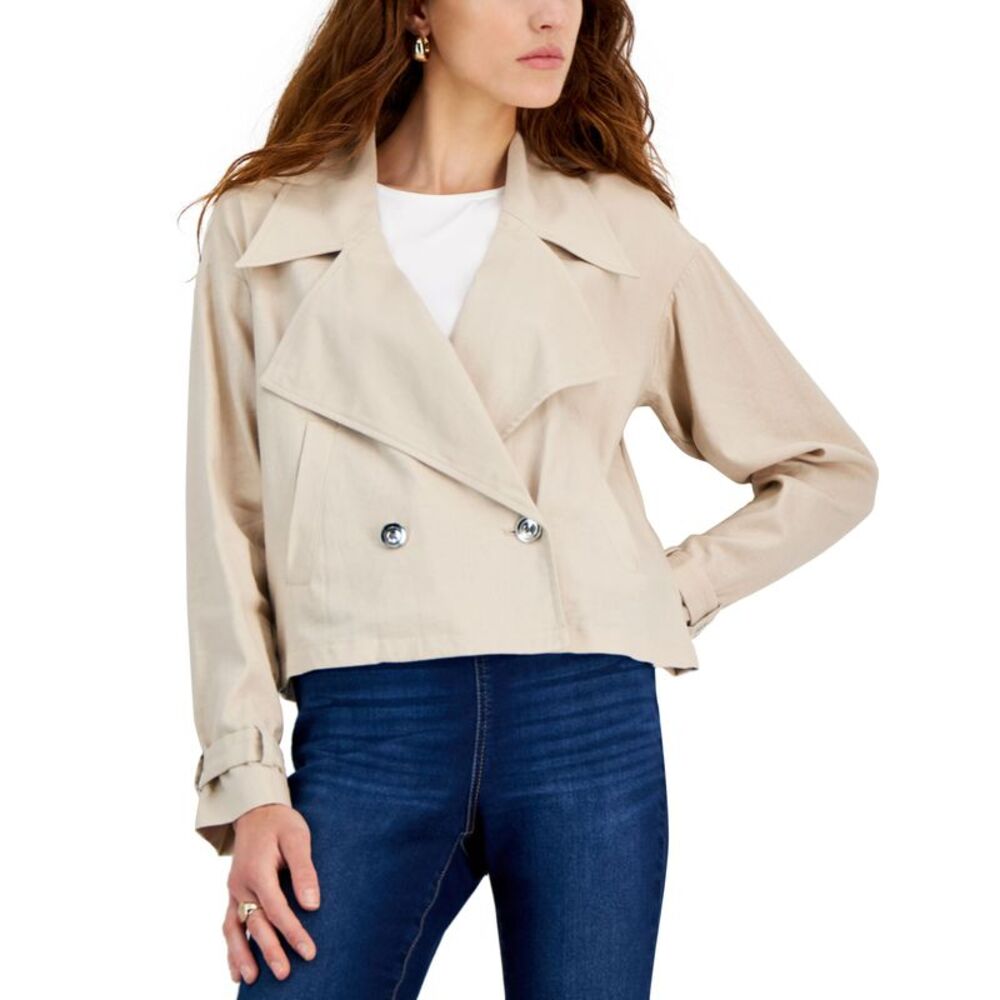 INC International Concepts Womens Double Breasted Jacket